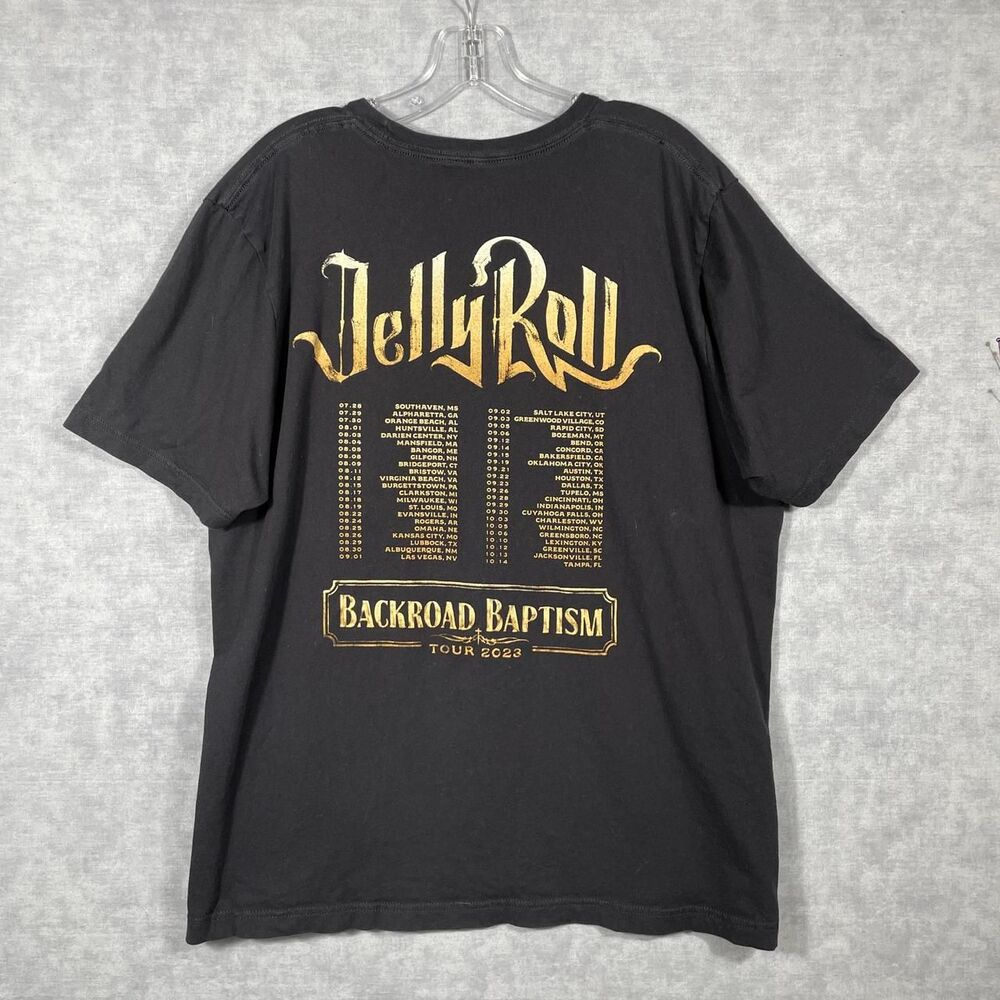 Jelly Roll Backroad Baptism Tour tee